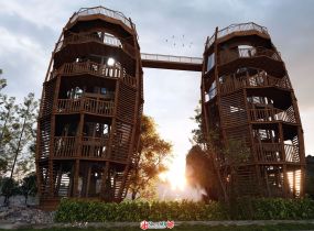 雙塔 D5 Render by cby2 2024.10