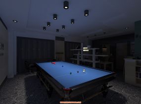 一套臺球工作室的設計方案（分享ATL及Skp模型文件）