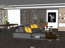 分享最新作品，現(xiàn)代北歐家裝設計，求寶石謝謝-17